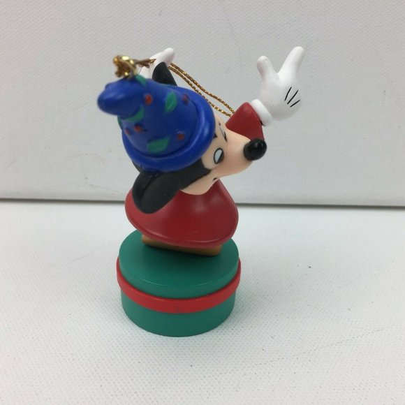 Vtg Groiler Fantasia Mickey Christmas Ornament Disney Sorcerer's Apprentice - Picture 5 of 12
